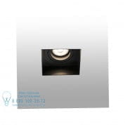 40113 HYDE Trimless black orientable square recessed lamp without frame встраиваемый светильник Faro barcelona