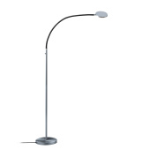 торшер с арочной стойкой и цилиндрическим осветительным элементом