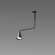 встраиваемый потолочный светильник с поворотным коническим плафоном