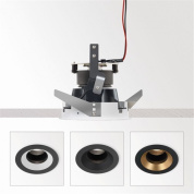 встраиваемый потолочный светильник с круглыми вставками