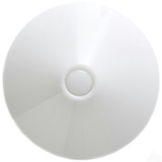 настенный или потолочный светильник круглой плоской формы из матового белого стекла