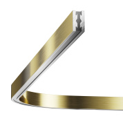 соединительный элемент латунного цвета для магнитных трековых шинопроводов Flarity