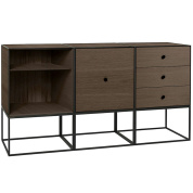 71077-001566 Audo Copenhagen Frame 49 Trio Sideboard With, Копченый дуб