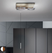 PETRA-S3BIRU Icone Petra SOSPENSIONE 41+13W 3000K BIANCO- RUGGINE Одинарный подвес