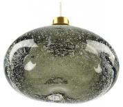 подвесной светильник из стекла с зелёным отливом