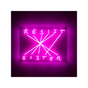 неоновая светодиодная лампа с надписью Resist Sister
