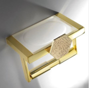 настенный держатель для полотенец с прямоугольной рамкой и декоративной вставкой