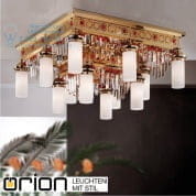 Потолочная люстра Orion ORIONtal DLU 1705/8+4 gold/Prisma rot