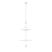 156093/1Z Vibia Flamingo подвесной светильник с белыми дисками на тросах