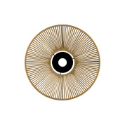 подвесной светильник с абажуром песочного оттенка