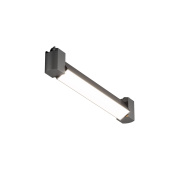 однофазный трековый линейный светильник черного цвета с боковым креплением Unity