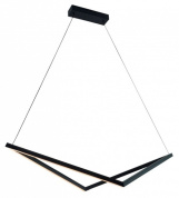 подвесной светильник треугольной формы с черными рамками