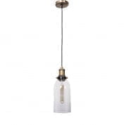 Contemporary Clear Glass Hanging Light подвесной светильник FOS Lighting Antq-Holder-BoroClear-HL1