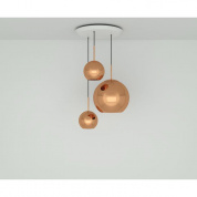 Copper LED Trio Round Tom Dixon, подвесной светильник
