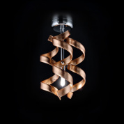 Metal Lux Astro PL 1L современный потолочный светильник с тремя стеклянными плафонами хром; медь 206.301.14