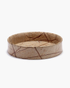 круглый сервировочный поднос с бортиком