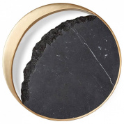 настенный светильник круглой формы с черной вставкой