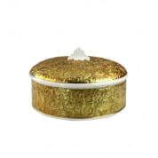 Amour oval trinket box - gold шкатулка, Villari