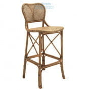 111452 Bar Stool Colony honey finish Eichholtz