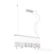 Kolarz Stretta led 2104.85.Wm.KoT подвесной светильник матовый белый ширина 83cm высота 44cm мин. высота 53cm макс. высота 250cm 1 лампа led