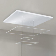 Cornice Icone Одинарный подвес квадратный белый i-c-0467