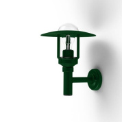 настенное бра с купольным плафоном зелёного цвета