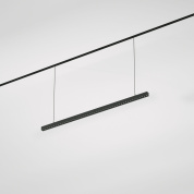 подвесной линейный светильник для магнитной трековой системы на тросовых подвесах