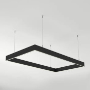 040056 Arlight Светильник ALT-LINEAIR-RECTANGLE-FLAT-UPDOWN-DIM-1375x785-140W Warm3000 (BK, 100 deg, 230V)