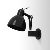 Rotaliana Luxy W0 настенный светильник с соединениями чёрный 1LXW000801ZR0