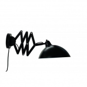 Futura wall lamp with folding arm Dyberg Larsen настенный светильник черный 7223