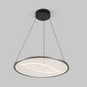 подвесной кольцевой светодиодный светильник с рассеивателем