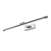 настенная подсветка хромированная с вытянутым линейным корпусом