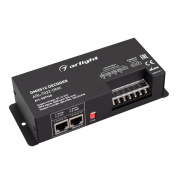027145 Arlight Декодер ARL-7022-DMX (12-24V, 4x8A, DMX512, XLR3)