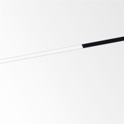 встраиваемый потолочный линейный светильник с узким профилем для гибких трековых систем