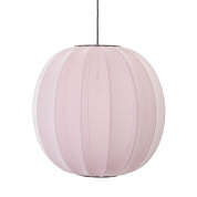 KW60 PI Knit-Wit Made By Hand Потолочный светильник Ø60 с розовым текстильным плафоном