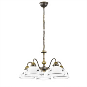 люстра с пятью плафонами в классическом стиле