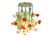 FLOWER POWER NEW POPPY ROUND Светодиодный потолочный светильник из муранского стекла VGnewtrend