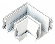 угловой соединитель белый для однофазного трекового профиля