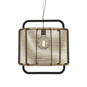 люстра в старинном стиле чёрно-песочного цвета