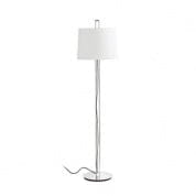 24037-08 MONTREAL CHROME FLOOR LAMP BEIGE LAMPSHADE торшер Faro barcelona