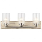 Amity 3 Light Vanity Light Brushed Nickel настенный светильник 37481 Kichler