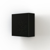 настенный светильник кубической формы черного цвета