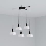 20340-116-5L Faro TATAWIN S 5L White pendant lamp  черный