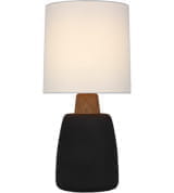 Aida Visual Comfort настольная лампа пористый черный и натуральный дуб BBL3610PRB-L
