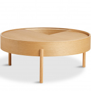 Arc coffee table 89 cm Oiled oak Woud, кофейный столик
