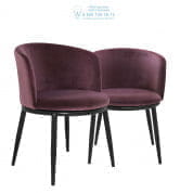 111994 Dining Chair Filmore cameron purple set of 2 Eichholtz