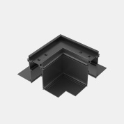 легкий угловой соединитель для встраиваемых систем черного цвета