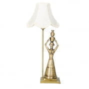 Hand Carved Brass Rajasthani Village Table Lamp настольная лампа FOS Lighting Kalash-Kamal-TL1