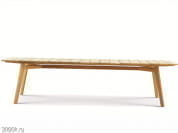 Knit Прямоугольный деревянный садовый стол Ethimo