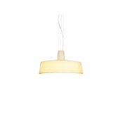 уличный подвесной светильник с плафоном светлого оттенка